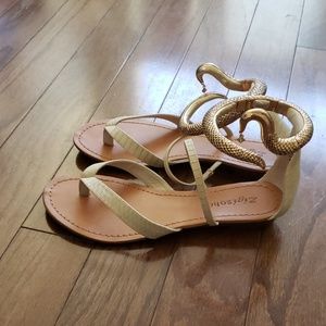 Tan sandals